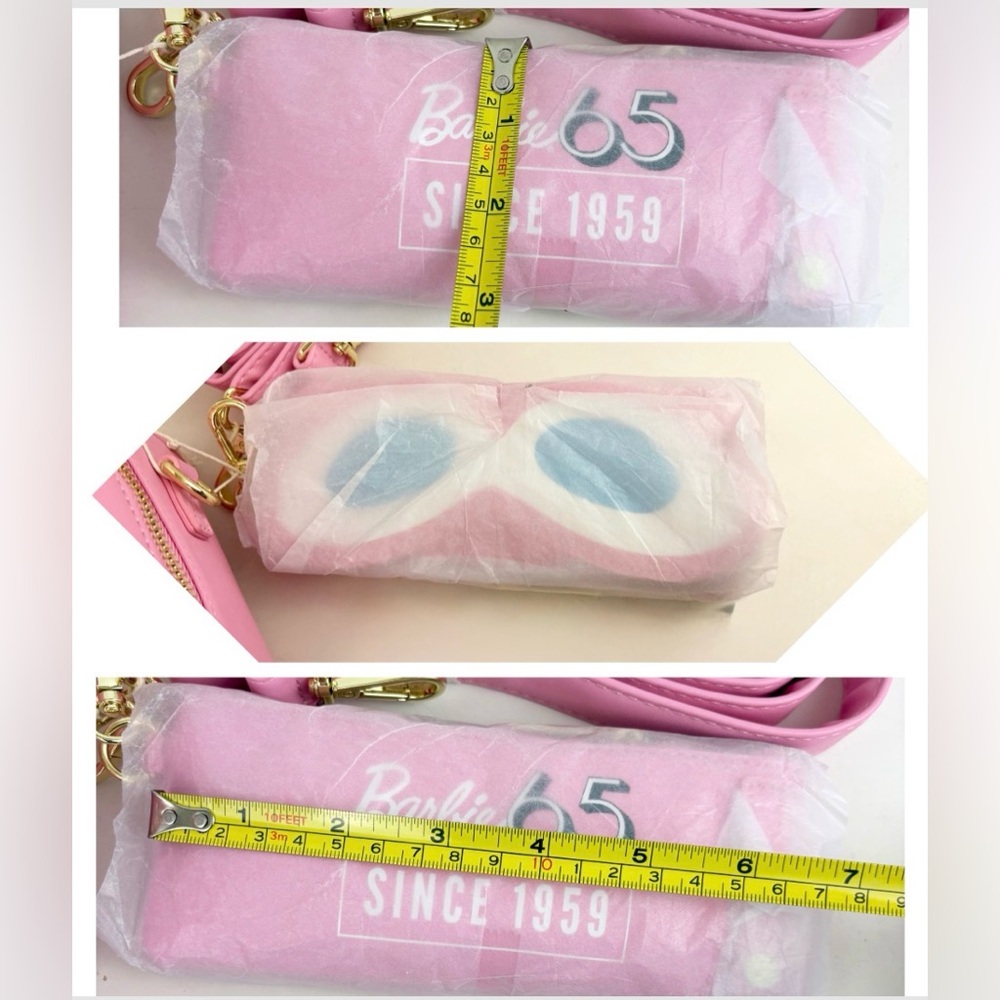 Loungefly Barbie 65th Anniversary Hard Tag Crossbody Bag New With Tags - Picture 14 of 16